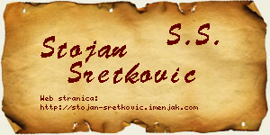 Stojan Sretković vizit kartica